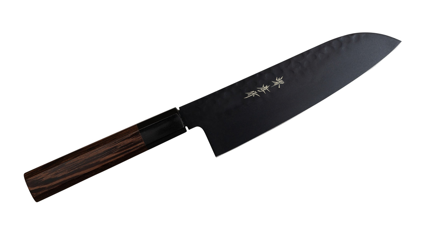 堺孝行 黒影 三徳 165mm ウェンジ八角柄｜刃
